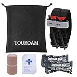 TOUROAM Trauma Medical First Aid Kit Tactical IFAK Molle Survival Bag Military Combat Tourniquet,Israeli Bandage,Emergency Pouch SOS Tool Kit for Kayak Camping Sports