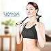 VOYOR Neck Massager Shiatsu Deep Tissue Dual Trigger Point Shoulder Massager for Muscle Pain Relief, Ergonomic Handle Design, Lightweight & Portable MS110