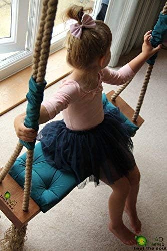 AD Planet Outdoor Wooden Hanging Swing/Jhulla for Garden/Home/Balcony with Melamine Coating for Outdoor & Indoor Space