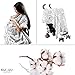 Premium Organic Cotton Muslin swaddle Blankets &LULU the Lovey. 47X47, Perfect for Nursery Sets,Gender Neutral Baby Girl or Baby Boy Blanket By KULULU