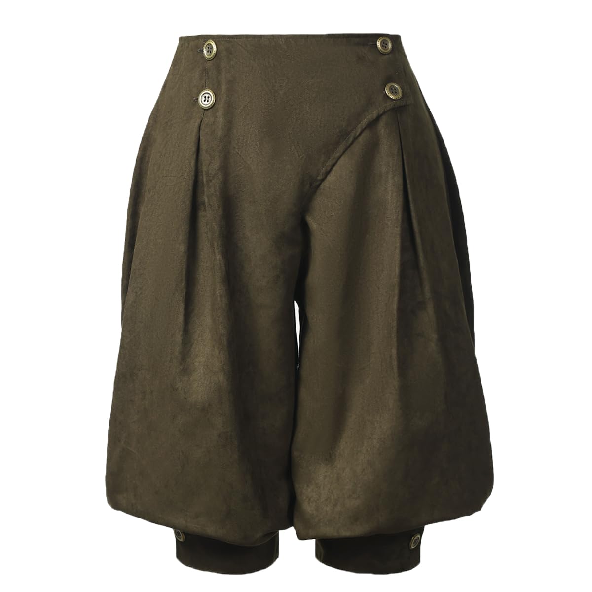 GRACEART Women's Renaissance Pants Men's Medieval Vintage Knickers Pirate Trousers High Waist Bloomer Shorts