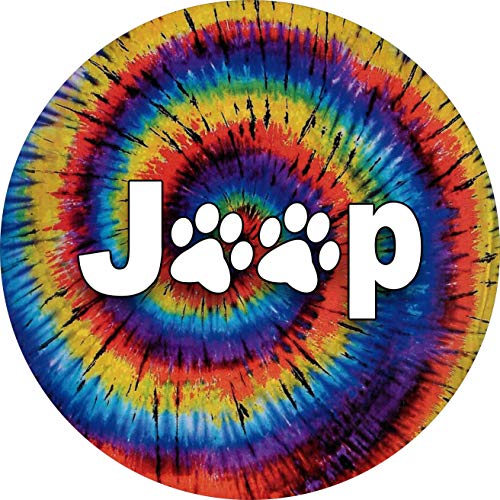Buy Jeep Paws TIE DYE Spare Tire Cover 235/75r15 Jeep RV More(Select