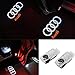 biukpci Car LED Door Logo Ghost Shadow Projector Welcome Lamp Symbol Emblem Step Courtesy Lights Ground Kit for Audi Series (4 Pack)