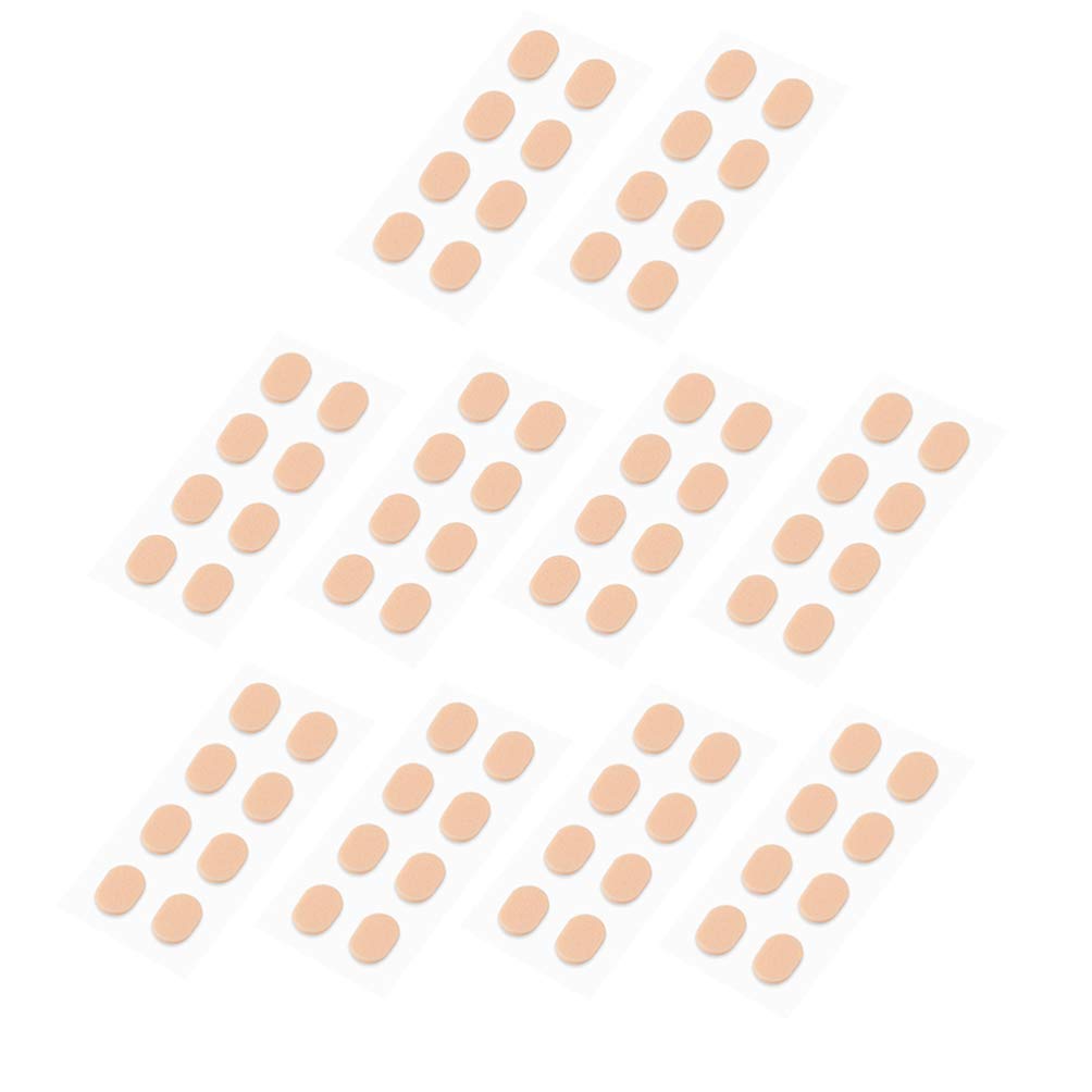 10pcs Eyeglass Nose Pads Anti Slip Foam Nose Pads Soft Nose Pads Sponge for Glasses Eyeglasses Sunglasses Skin Color