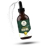 Compass Laboratory Iodine Liquid Drops | Clear & Colorless Liquid | 50ml - 250mcg/Serving | High-Purity Dietary Supplement
