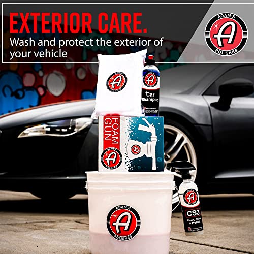 Adam's Arsenal Builder 21 Item Car Wash Kit Our Best Value Detailing Foam Gun, Soap, Wheel