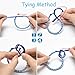 Jeka Handmade Woven Braided Friendship Bracelets - 6 Pcs Fashion Jewelry Set for Men Women Cool Wrist Ankle Retro Gift - Great Party Favors (Multiple Colors)