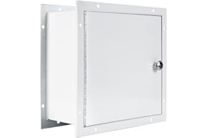 DIYTUNINGS DIYTuning Specimen Lab Pass Thru Cabinet with Double Access Doors, Stainless Steel Surface, Recessed Specimen Pass-Thru Cabinet, Adjustable Flange