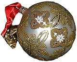 Waterford Holiday Heirloom Silver Celtic Knot Ball Ornament