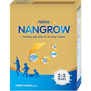 Nestle NANGROW Nutritious Milk Drink for Growing Children (3-6 years), Creamy Vanilla, 400g