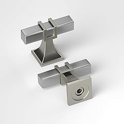 Lepatape 10 Pack Cabinet Knobs Brushed Nickel