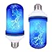 CPPSLEE Upgraded LED Flame Light Bulbs, 4 Modes Flickering Light Bulbs, E26 Base Fire Flame Bulb for Halloween Decorations Outdoor, Christmas Lights Patio Indoor Home Decor (Blue, 2 Pack)