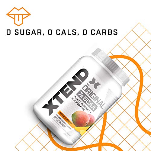 XTEND Original BCAA Powder Mango Madness Sugar Free Post Workout