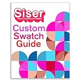 Custom Siser Swatch Book with Samples of Each Color, Names, and Part Numbers