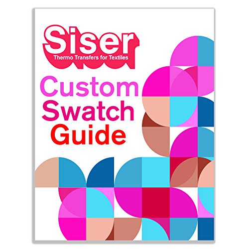 Custom Siser Swatch Book with Samples of Each Color, Names, and Part Numbers