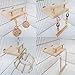 Bird Perches Cage Toys，Small Animals Nest Wooden Hanging Toy，Parrot Play Gym Stands with Acrylic Wood Swing,Rattan Ball,Ferris Wheel，Pet Training Playstand for Cockatiels/Conures/Hamster/Rat/Squirrelthumb 2