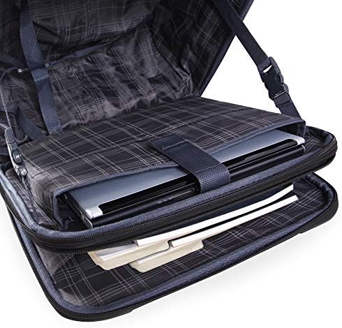Perry Ellis 8-Wheel Spinner Mobile Office, Black, One Size 5 Perry Ellis 8-Wheel Spinner Mobile Office, Black, One Size