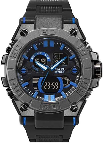 SMAEL Sport Watches Men Waterproof Watches Quartz Wristwatches Military LED Watch Shock 8003