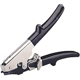 Malco TY6 Flex Duct Cable Tie Tensioning Tool &ndash; Auto Cut-Off, Adjustable Tension Knob | 125 &amp; 175 lb Nylon Ties | Hardened Steel, Nickel Chrome | HVAC Flex Duct Installation