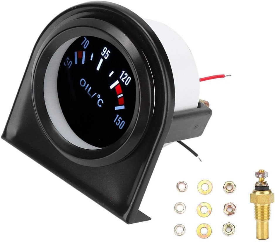 Kit Indicatore Di Temperatura Dell'Olio, Display LED 52mm, Misuratore Di Pressione Temperatura Acqua E Olio Per Auto, 50-150 - Foto 14