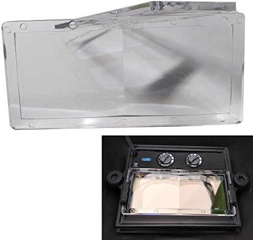 Wolpark 2 Pcs Welding Helmet Clear Magnifying Lens 2" x 4-1/4" Universal Model for Standard Welding Helmet Brands, +2.50