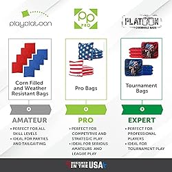 Play Platoon Weather Resistant Cornhole Bags - Set