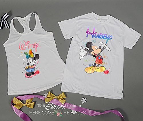Hubby Wifey shirts, Wifey Hubby Shirts, Wifey Tank, Honeymoon shirts, Hubby Wifey t-shirt set,wifey t-shirt set, couples shirts