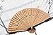Amajiji Japanese Traditional Retro Craft Handhelp Folding Fan,Portable Women Bamboo Hand Fan,8.66