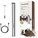 Currently Unavailabel - 2ND GEN Starting from September 2020 - LinsnField Electric Usb Rechargeable Milk Frothers, Black and Stainless Steel