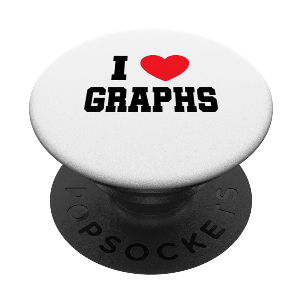 I Love Graphs PopSockets Swappable PopGrip