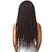 Sensationnel Cloud9 4x4 Braided Wig - Box Braid Small Hand Tied Swiss Multi Parting Lace (1 JETBLACK)