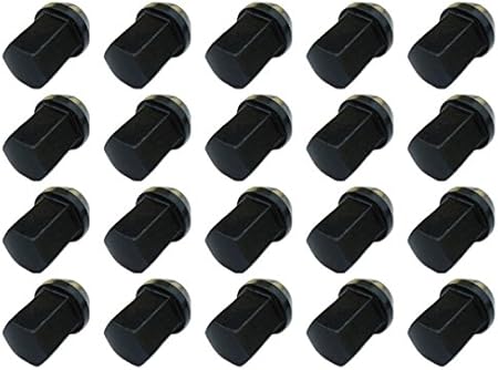 Amazon 個入 ホイールナット 17h31mm袋ナットm12 P1 25黒 クロモリスチール製 レーシングナット 日産スバルスズキ適合 ナット 車 バイク