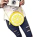 GBSELL Fashion Round Fresh Yellow Lemon Shoulder Cross-Body Bags