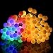 OMGAI Ball Fairy Lights, 17Ft 60 LED Waterproof Color Changing Globe String Lights with Remote Control for Outdoor, Home, Garden, Wedding, Party,Christmas Tree Decoration, Warm White and Multi-Color