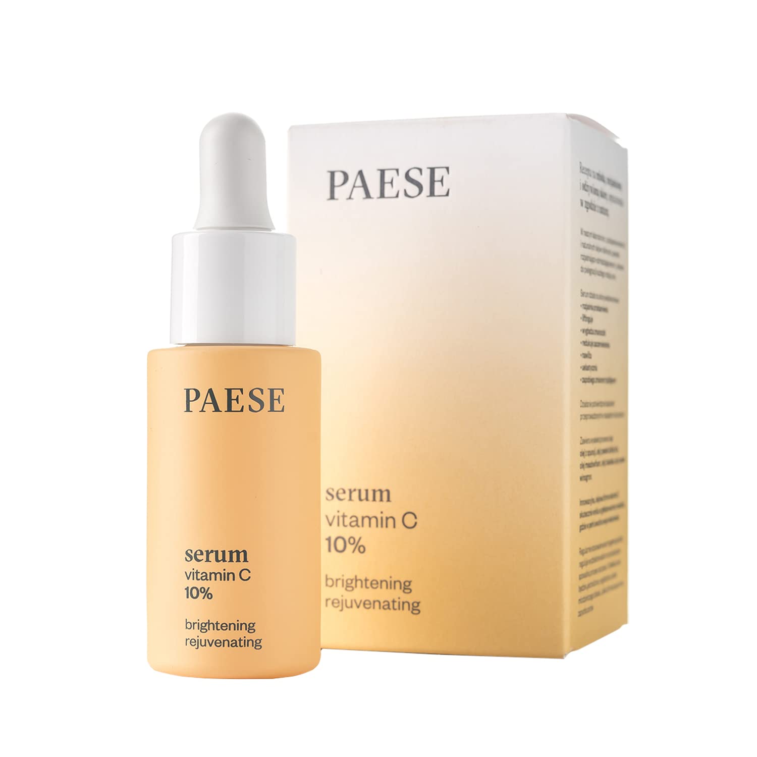Paese Cosmetics Vitamin C Serum 10%, Brightening and Rejuvinating, 15ml