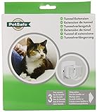 PetSafe Wall Tunnel Extension for PetSafe 4-Way Locking and Magnetic Key Cat Doors, White