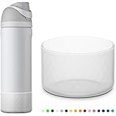 yoelike Grid Silicone Boot for Owala Water Bottle, Anti-Slip Protective Sleeve for FreeSip/Twist/Flip, Bottom Bumper Cover for Watter Bottle Accessories