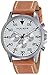 Akribos XXIV Men's Multifunction Swiss Watch - 3 Subdials day, date, and GMT - Quartz Movement On Genuine Leather Strap - AK773