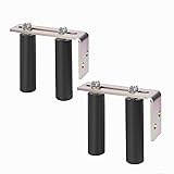 2Pack 6" Heavy Duty Slide Gate Guide Roller, Nylon