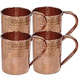 Dakshcraft Copper mugs Sales & Specials - Better Homes and Gardens (Capacity - 500 ml / 16.90 oz), Set of 4