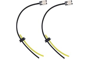 Hipa 4141 358 0800 Fuel Line 2 Hole Grommet Assembly Kit for Husqvarna 350BT 150BT RedMax EBZ8000 EBZ8500 Blower STIHL FS83 FC83 FS73 FC73 HT7 Trimmer Fuel Line Kit for #581493301 579138304 579138306