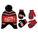Disney Little Boys Cars Lightning McQueen Hat and 2 Pair Mittens or Gloves Cold Weather Accessory Set, Ages 2-7