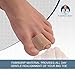 Dr. Frederick's Original Fabric Toe Protectors - 2 ct - Bunion Relief Toe Spacer Set - Fabrigrip Separator Caps for Men & Women