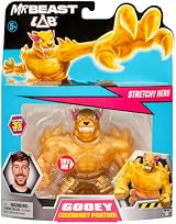 MRBEAST LAB Heroes of Goo Jit Zu Panther Stretchy 3x Size Blue 4.5in view 2