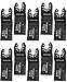 Oshlun MMC-0110 1-1/3-Inch Universal Bi-Metal Oscillating Tool Blade with Quick-Fit Arbor for Standard and Quick Change Tools, 10-Pack