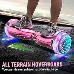 SISIGAD Hoverboard, 6.5" Flash Wheel Self Balancing