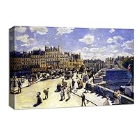 Canvas Wall Art Landscape at Beautiful by Pierre-Auguste Renoir Canvas Prints Home Artwork Decoration for Living Room,Bedroom - 12x18 inches