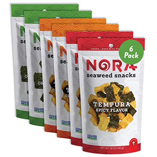 Crispy Seaweed Snacks by Nora Asian Snacks Taster's Variety Pack