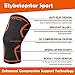 Knee Brace Support Compression Sleeve[Best]Etybetopstar 1 Pair Knee Protector for Meniscus Tear, Arthritis, ACL, Joint Pain Relief, Injury Recovery, Running, Basketball, Biking, Sports for Men & Women