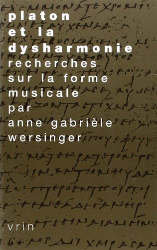 Platon et la dysharmonie